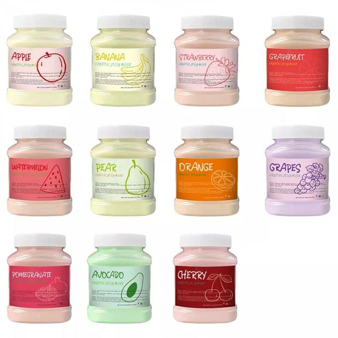 650g Volume Organic Fruit Mask Powder untuk Perawatan Wajah DIY Crystal Jelly Mask Product 0