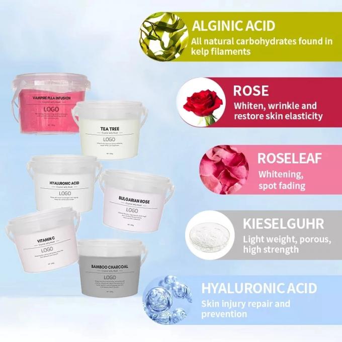 650g Volume Organic Fruit Mask Powder untuk Perawatan Wajah DIY Crystal Jelly Mask Product 10