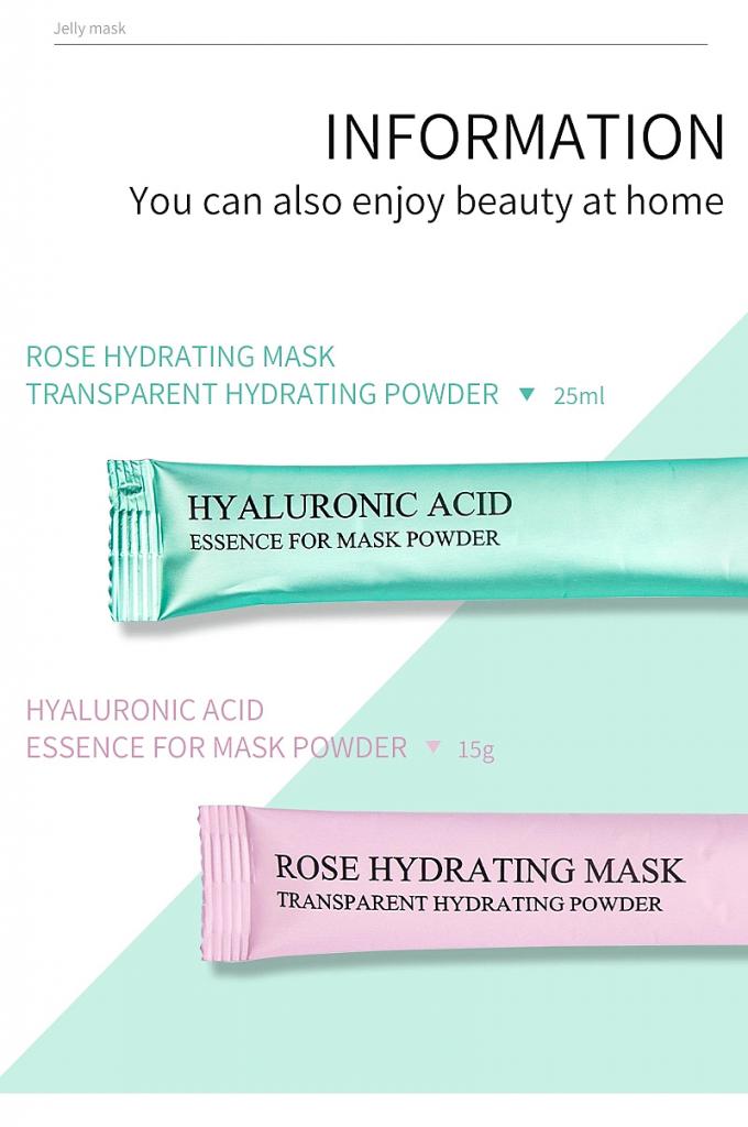 Label pribadi Hyaluronic Acid Face Mask Whitening Fungsi Face Mask Soft Mud Mask 9