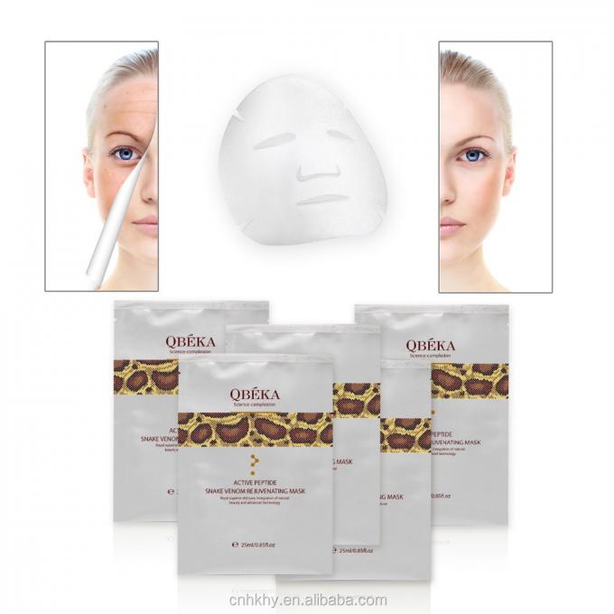 Pemutih Anti Aging Soft Powder 24K Gold Facial QBEKA Masksheet Peptida Kolagen Lifting Sutra Ultra 0