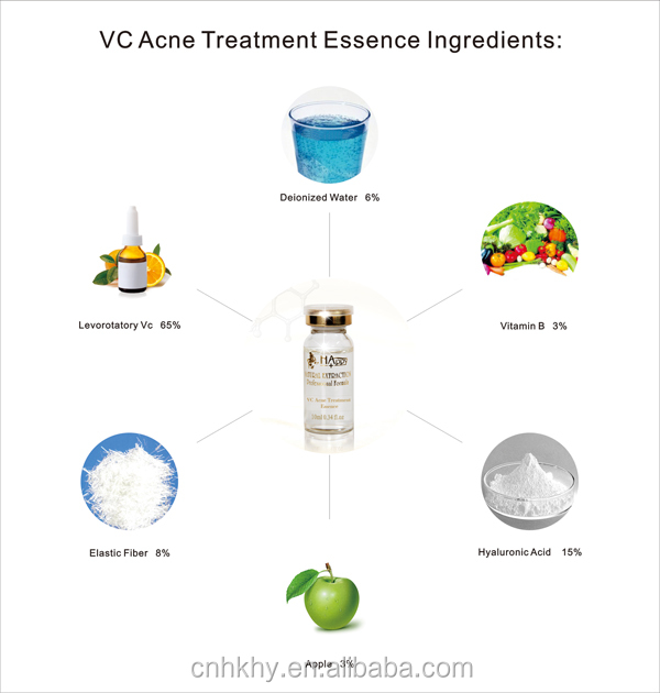 Menghilangkan bekas jerawat dengan QBEKA Happy Cosmetics Levorotatory VC Original Liquid Bio Serum 3