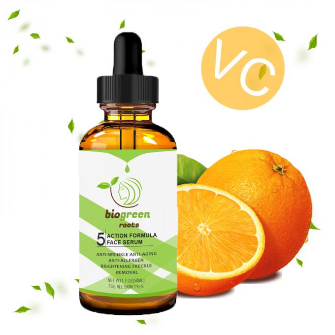 Ukuran biasa Vitamin C organik Pembersih Pembersih Anti Freckles Ampul Jumlah 1000 5