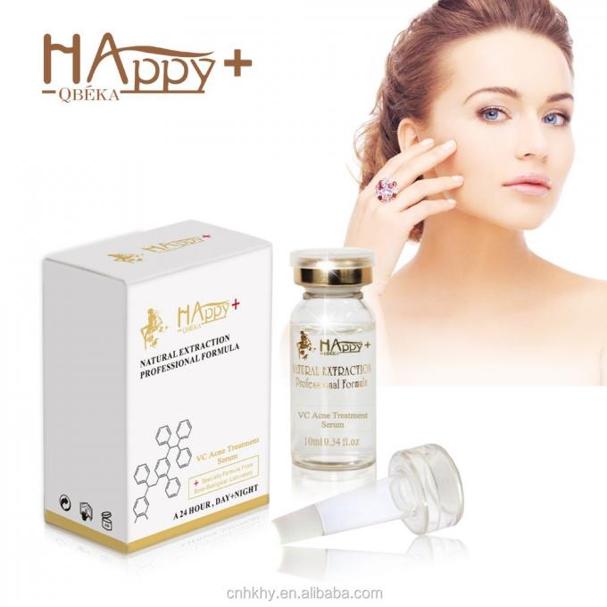 Menghilangkan bekas jerawat dengan QBEKA Happy Cosmetics Levorotatory VC Original Liquid Bio Serum 1