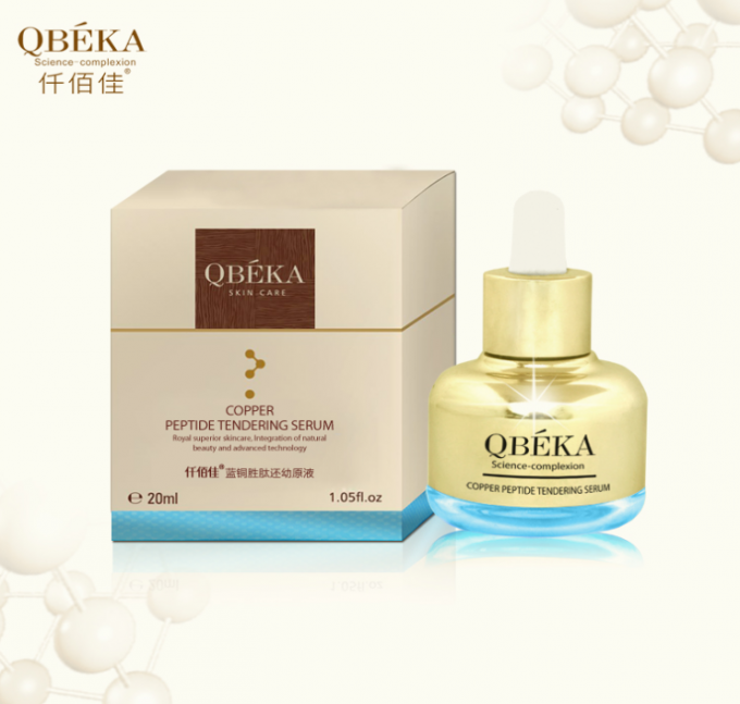Berikan Sampel Gratis Serum Peptida Tembaga Label Pribadi untuk Super Repair Anti Aging 0