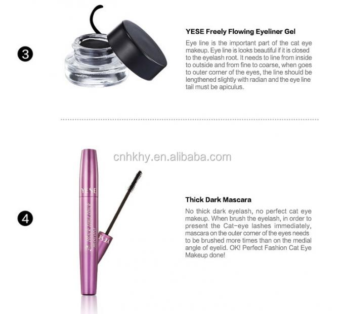 Waterproof Eyeliner Pen Makeup Mata tahan lama Clip Ultra-halus Alat tahan keringat Cairan 7