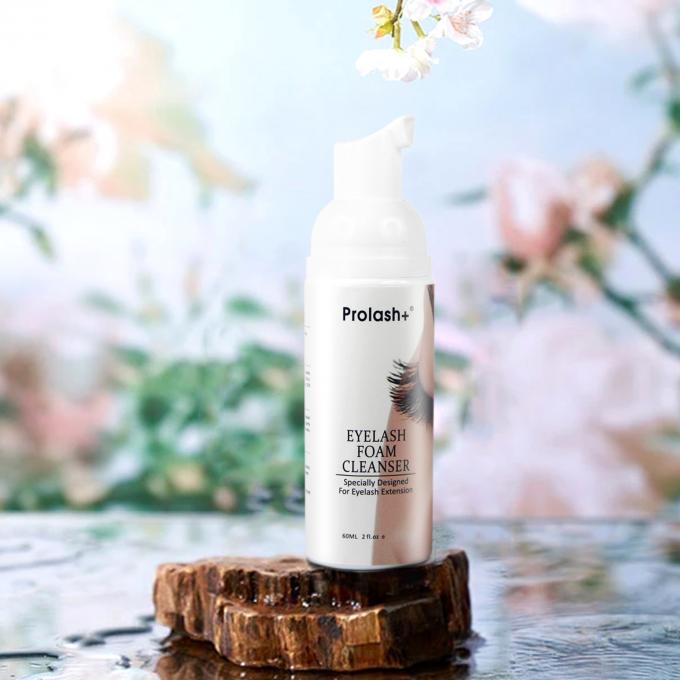 Custom Private Label Logo Lash Wash Pembersih bulu mata Shampoo Produk Bentuk cair untuk wajah 6