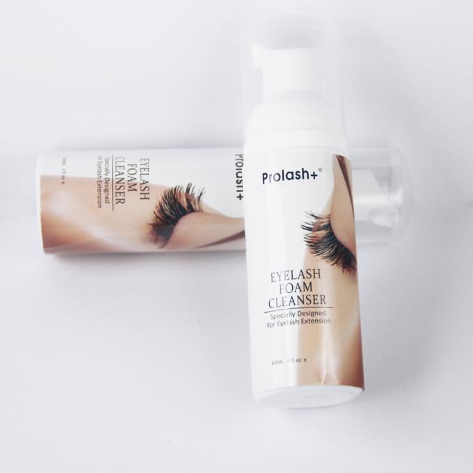 Custom Private Label Logo Lash Wash Pembersih bulu mata Shampoo Produk Bentuk cair untuk wajah 8