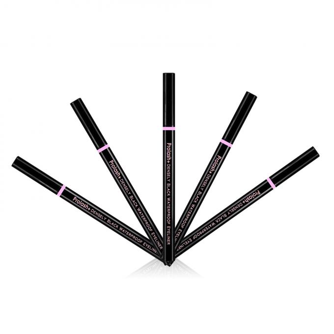 Karbon Hitam Eyeliner Pensil Air diaktifkan Label Pribadi Eyeliner dalam Warna Rose Gold 5