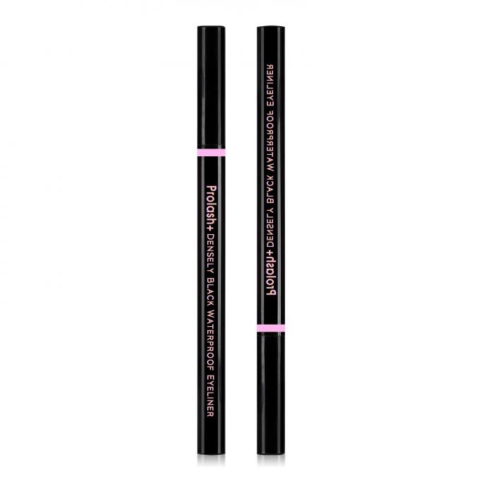 Karbon Hitam Eyeliner Pensil Air diaktifkan Label Pribadi Eyeliner dalam Warna Rose Gold 6