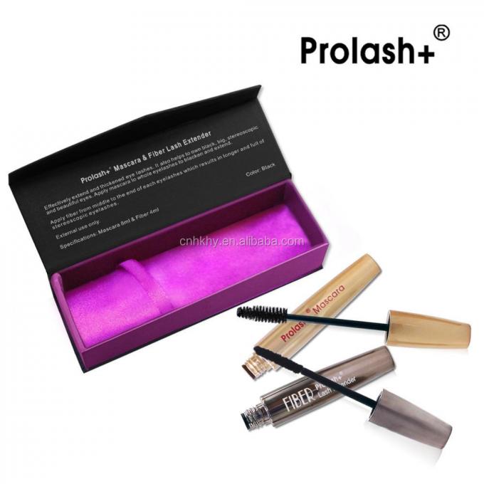 Makeup Unik Waterproof 3D Lashes Mascara dengan Produk Pertumbuhan Lash dan Serat Alami 2