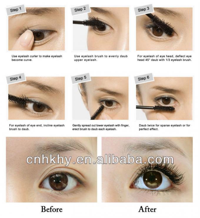 OEM Mascara Kosmetik Perpanjang bulu mata Mascara Serat untuk bulu mata yang lebih kuat dan lebih lama 2