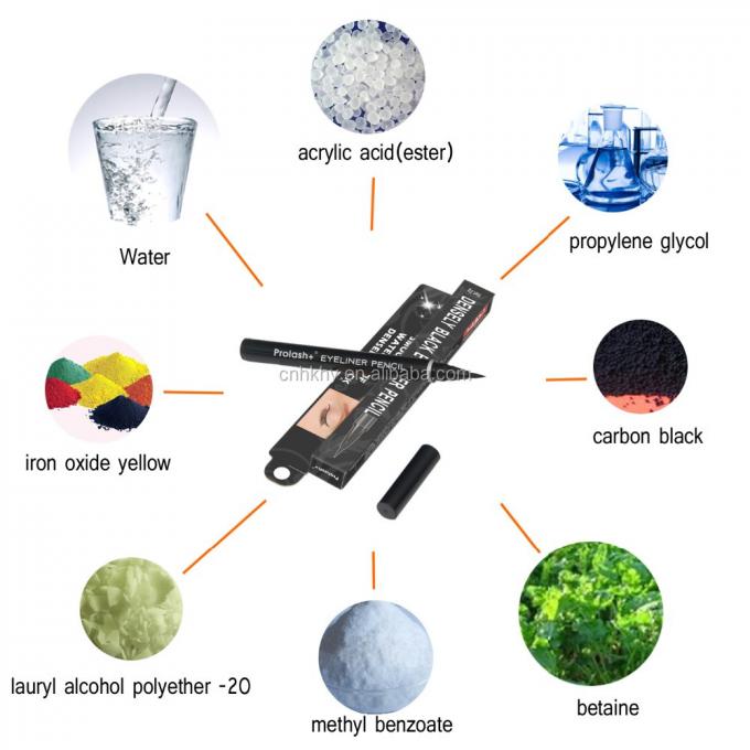 Bahan Kimia Prolash Eyeliner Halal Liquid Eye Liner untuk efek jangka panjang 1