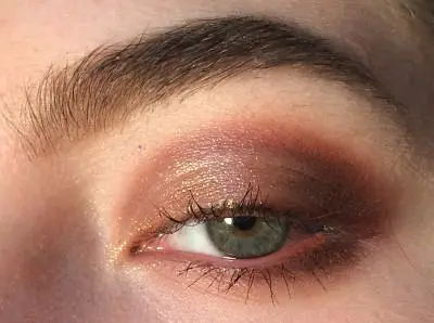 Glitter Metallic Campuran Warna Eye Shadow Palette Elegant Satin Matte Bahan Mineral 4