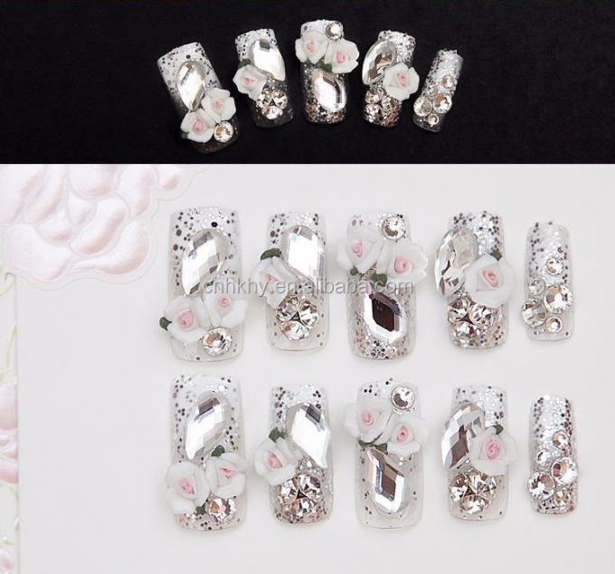 Rhinestones kuku L01 Flat Back Phone Dekorasi 3D Glitter Batu untuk alat manikur 45g 10