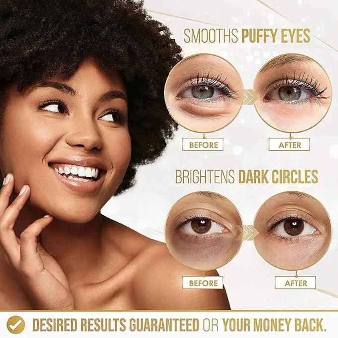 Sheet Form 24k Gold Collagen Eye Mask Solusi Utama untuk Garis Mata dan Kelelahan 4