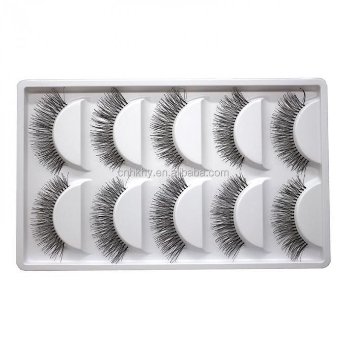 Tingkatkan permainan make-up Anda dengan 5 pasang bulu mata palsu A21 dan gaya panjang alami 1