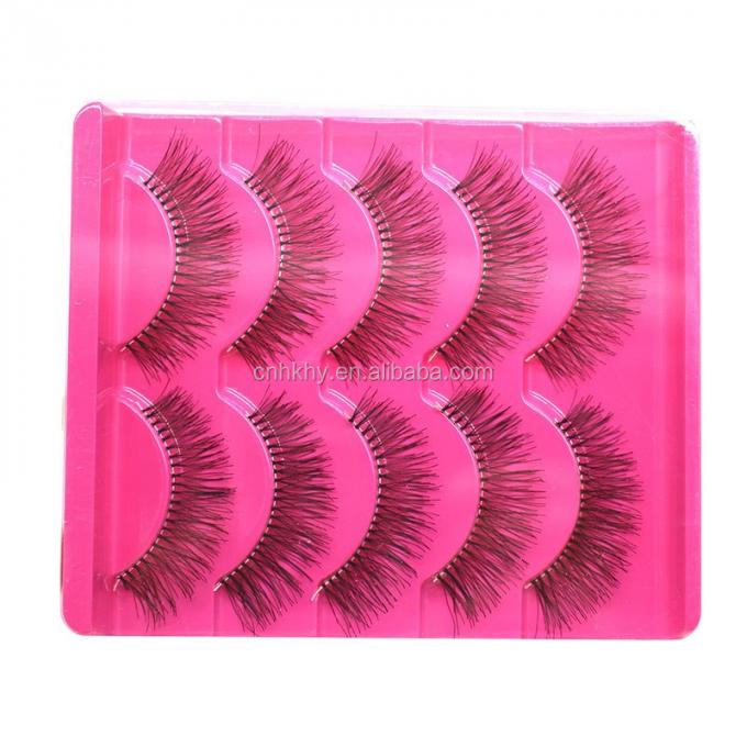 Tingkatkan permainan make-up Anda dengan 5 pasang bulu mata palsu A21 dan gaya panjang alami 3