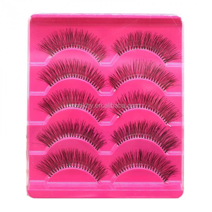 Tingkatkan permainan make-up Anda dengan 5 pasang bulu mata palsu A21 dan gaya panjang alami 5