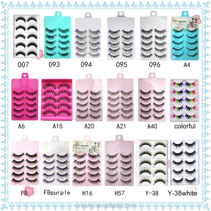Tingkatkan permainan make-up Anda dengan 5 pasang bulu mata palsu A21 dan gaya panjang alami 7